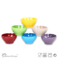 13.5cm Ceramic Rice Bowl Wholesale Solid Glaze Different Colors